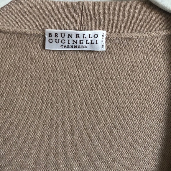 Brunello Cucinelli Deep V-Neck Cashmere Top - Picture 4 of 6